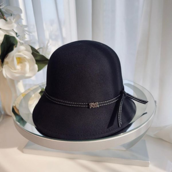 designer,replica,clothing,fake,1:1,lv,luxury,high quality Dior Fall/Winter New Wool Bucket Hat, 100% Wool Felt Hat (5J528)