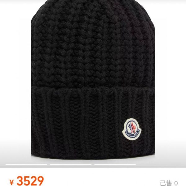 designer,replica,clothing,fake,1:1,lv,luxury,high quality Moncler’s latest Fall/Winter chunky knit beanie (27K06) from their official website.
