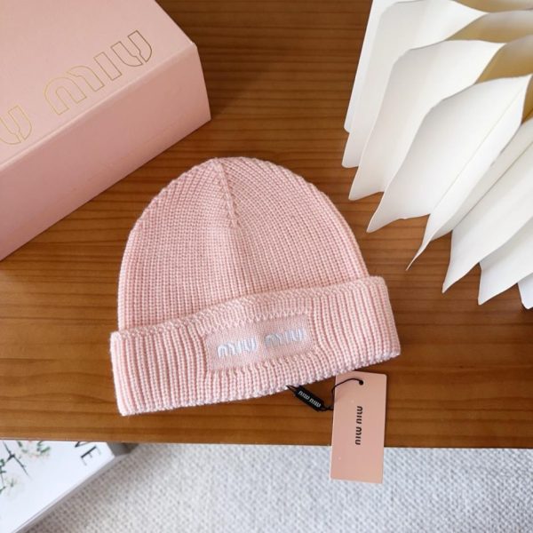 designer,replica,clothing,fake,1:1,lv,luxury,high quality MIUMIU boutique knitted beanie, classic colors, unisex style (88RX4)