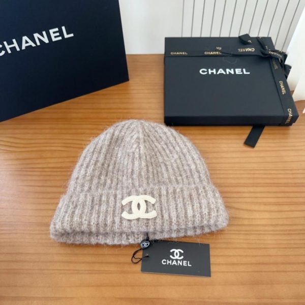 designer,replica,clothing,fake,1:1,lv,luxury,high quality CHANEL Knit Hat (XV2RY)