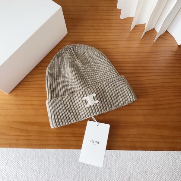 designer,replica,clothing,fake,1:1,lv,luxury,high quality Celine Fall/Winter New Style Knitted Hat for Men and Women (QJ1BE)