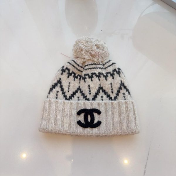 designer,replica,clothing,fake,1:1,lv,luxury,high quality CHANEL Thick Knit Beanie, Jacquard Extra Thick Warm Knit Beanie (LIA6S)
