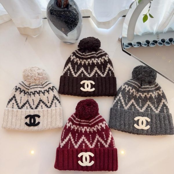 designer,replica,clothing,fake,1:1,lv,luxury,high quality CHANEL Thick Knit Beanie, Jacquard Extra Thick Warm Knit Beanie (MLDWC)