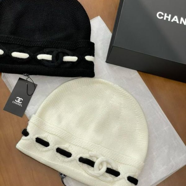 designer,replica,clothing,fake,1:1,lv,luxury,high quality CHANEL Knitted Beanie (79SJW)
