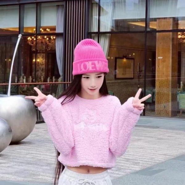 designer,replica,clothing,fake,1:1,lv,luxury,high quality LOEWE Fall/Winter Chunky Knit Beanie (D8R9C)
