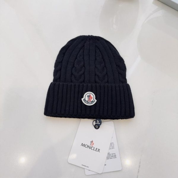 designer,replica,clothing,fake,1:1,lv,luxury,high quality Moncler Fall/Winter New Cable Knit Wool Beanie (H8WZC)