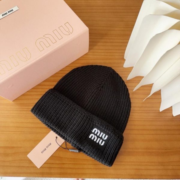 designer,replica,clothing,fake,1:1,lv,luxury,high quality MIUMIU Knit Hat, Classic Colors, Unisex (S684R)