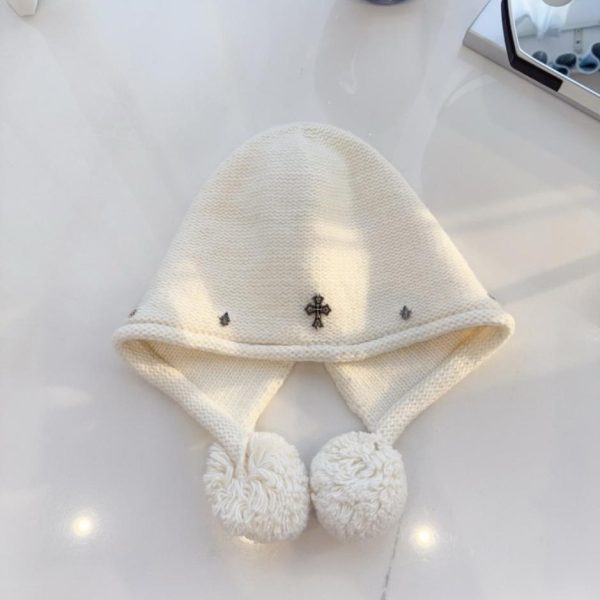 designer,replica,clothing,fake,1:1,lv,luxury,high quality Chrome Hearts Fall/Winter New Style Faraday Knit Wool Hat (BTC9V)