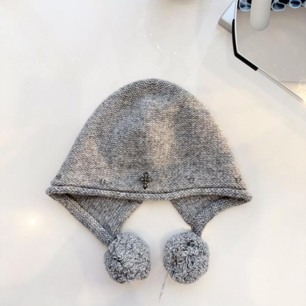 designer,replica,clothing,fake,1:1,lv,luxury,high quality Chrome Hearts Fall/Winter New Arrival Faraday Knitted Wool Beanie (RTETJ)