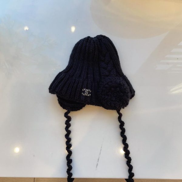 designer,replica,clothing,fake,1:1,lv,luxury,high quality Chanel Fall/Winter New Arrival: Japanese Style Cable Knit Beanie with Earflaps (EDJSA)