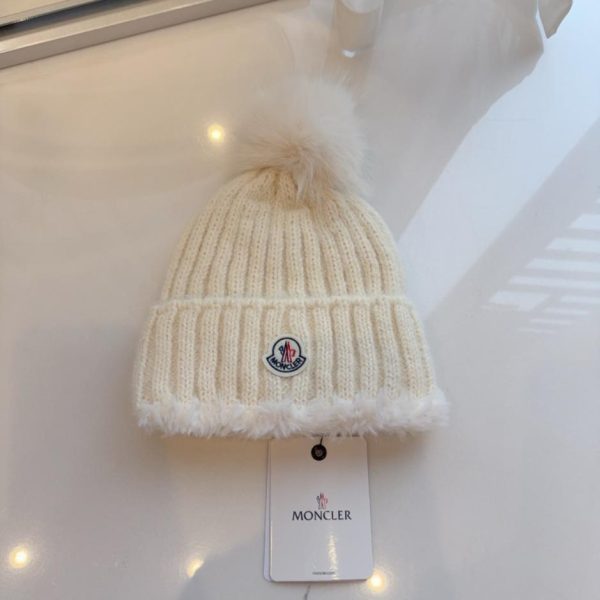 designer,replica,clothing,fake,1:1,lv,luxury,high quality Moncler’s new knitted wool hat, thick and warm (392XV)