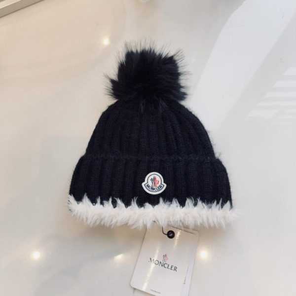 designer,replica,clothing,fake,1:1,lv,luxury,high quality Moncler’s new knitted wool hat, thick and warm (HJR2J)