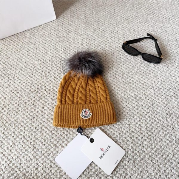 designer,replica,clothing,fake,1:1,lv,luxury,high quality Moncler Fall/Winter Women’s Wool Knitted Hat with a Soft, Cozy Cashmere Texture (3XJYK)
