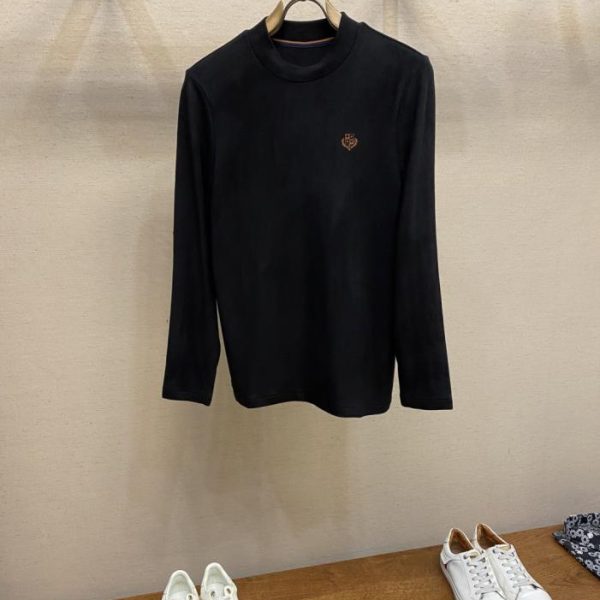 designer,replica,clothing,fake,1:1,lv,luxury,high quality LP Classic Brand Embroidered Logo Crew Neck Long Sleeve T-Shirt Base Layer (DSUYF)