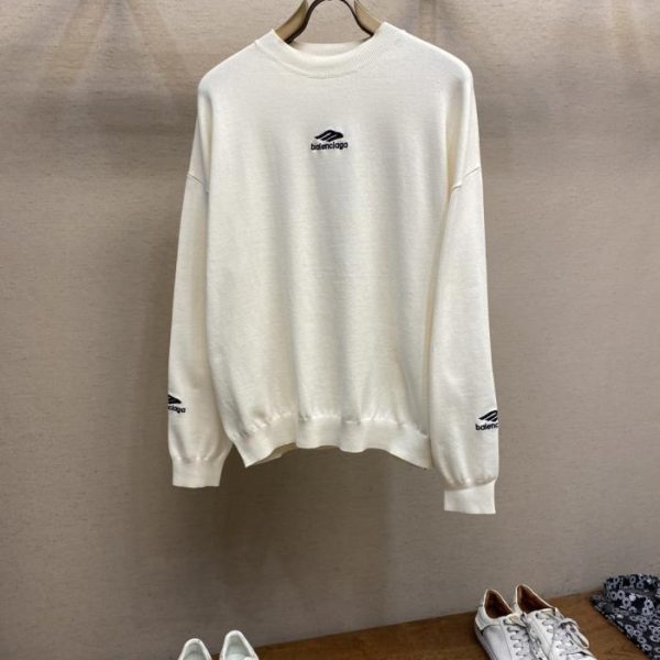 designer,replica,clothing,fake,1:1,lv,luxury,high quality Balenciaga Ski Collection 3b Embroidered Sweater (G729D)