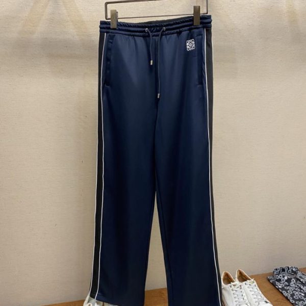 designer,replica,clothing,fake,1:1,lv,luxury,high quality Loewe Color Block Webbing Casual Trousers (4I63L)