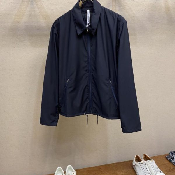 designer,replica,clothing,fake,1:1,lv,luxury,high quality Prada solid color wool short-sleeved jacket with lapel (R7J71)
