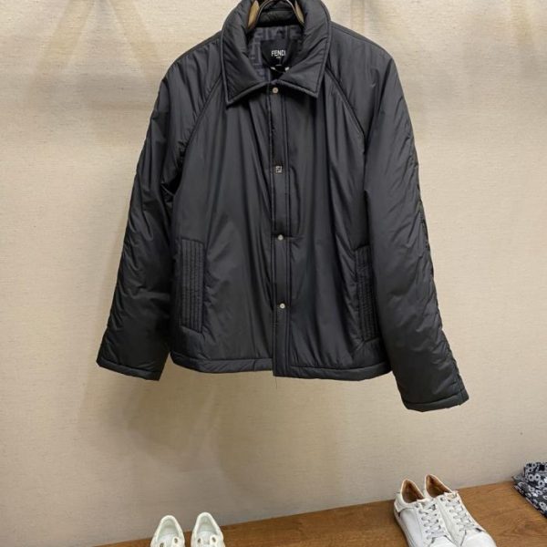 designer,replica,clothing,fake,1:1,lv,luxury,high quality Fendi lapel gabardine jacket (96R7M)