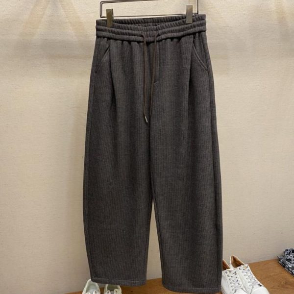 designer,replica,clothing,fake,1:1,lv,luxury,high quality JIL SANDER Brown Cashmere Casual Pants (AKUBI)