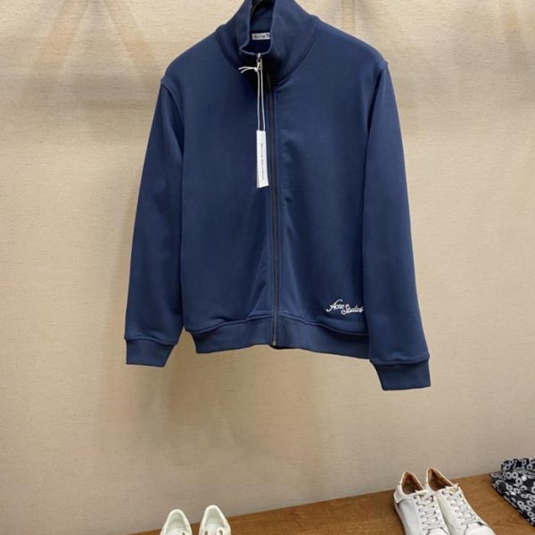 designer,replica,clothing,fake,1:1,lv,luxury,high quality Acne Studios Zip-Up Sweatshirt (9V018)