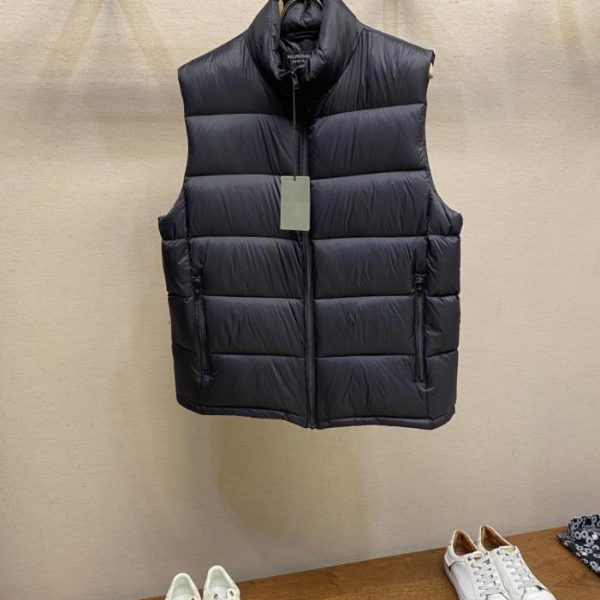 designer,replica,clothing,fake,1:1,lv,luxury,high quality Balenciaga logo-print down vest (9OAIQ)