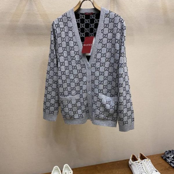 designer,replica,clothing,fake,1:1,lv,luxury,high quality Gucci Early Spring New Jacquard Knit Cardigan (J7VZG)