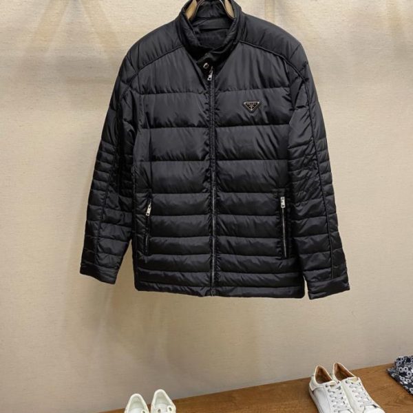designer,replica,clothing,fake,1:1,lv,luxury,high quality Prada motorcycle-style down jacket (YZZMX)
