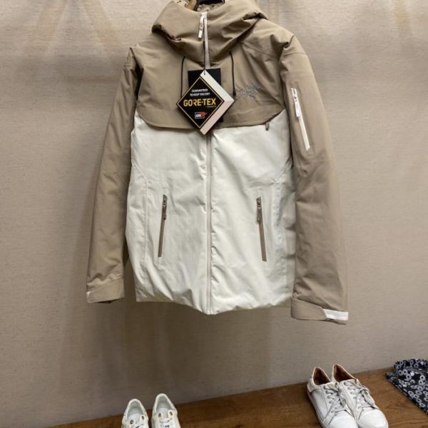 designer,replica,clothing,fake,1:1,lv,luxury,high quality ARC’TERYX Down Jacket, Grocery Shopping Down Jacket, Hard-shell Hooded Mid-length Windproof Down Jacket for Couples (A2SX8)