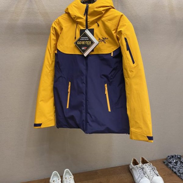 designer,replica,clothing,fake,1:1,lv,luxury,high quality ARC’TERYX Down Jacket, Grocery Shopping Down Jacket, Hard-Shell Hooded Mid-Length Windproof Down Jacket for Couples (U5CWI)