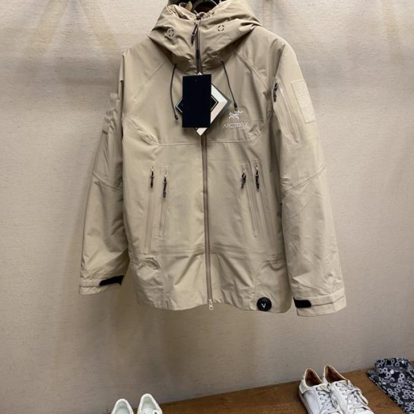 designer,replica,clothing,fake,1:1,lv,luxury,high quality ARC’TERYX Couple Style Windproof Hooded Warm Outdoor Down Jacket (E0M5S)