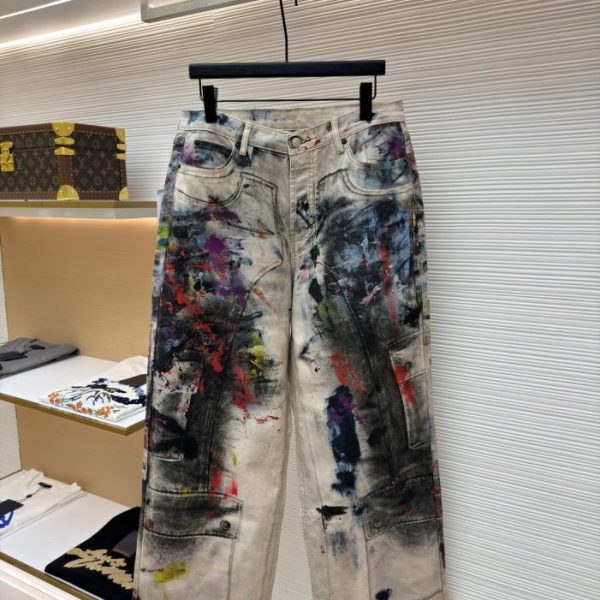 designer,replica,clothing,fake,1:1,lv,luxury,high quality Acne Studios 3D Printed Jeans (N60XL)