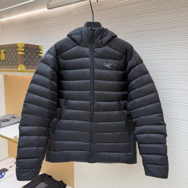 designer,replica,clothing,fake,1:1,lv,luxury,high quality Arcteryx Embroidered Logo Down Jacket (B9MYV)
