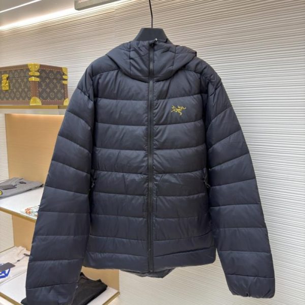 designer,replica,clothing,fake,1:1,lv,luxury,high quality Arcteryx Embroidered Logo Down Jacket (LX6N3)