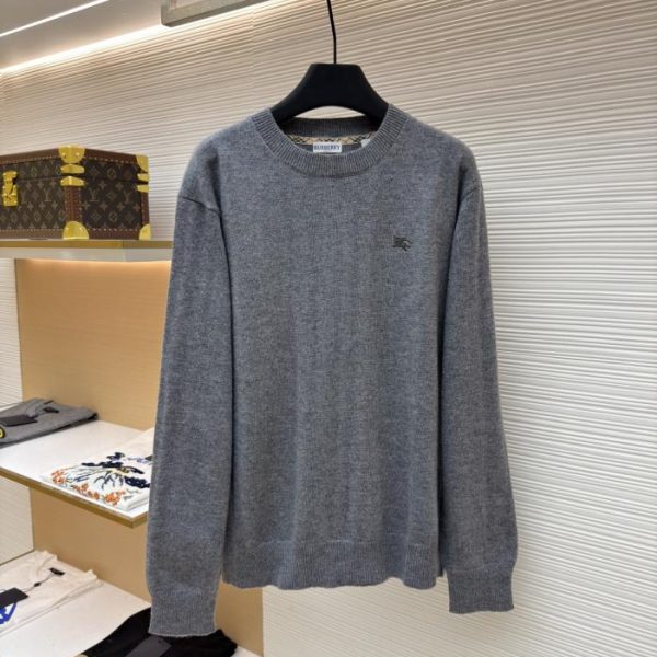 designer,replica,clothing,fake,1:1,lv,luxury,high quality Burberry Embroidered Crew Neck Knit Sweater (IZGQB)
