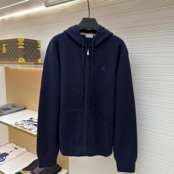 designer,replica,clothing,fake,1:1,lv,luxury,high quality Burberry Embroidered Zip-Up Cardigan (7VF9C)