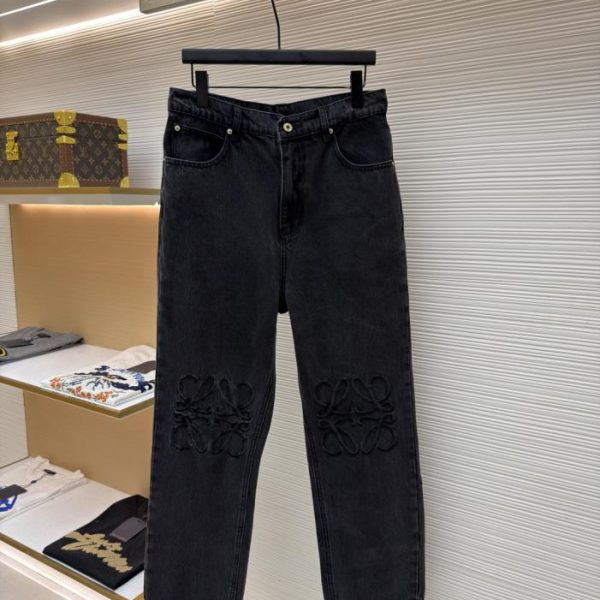 designer,replica,clothing,fake,1:1,lv,luxury,high quality Loewe Anagram Denim Jeans (MKYLD)