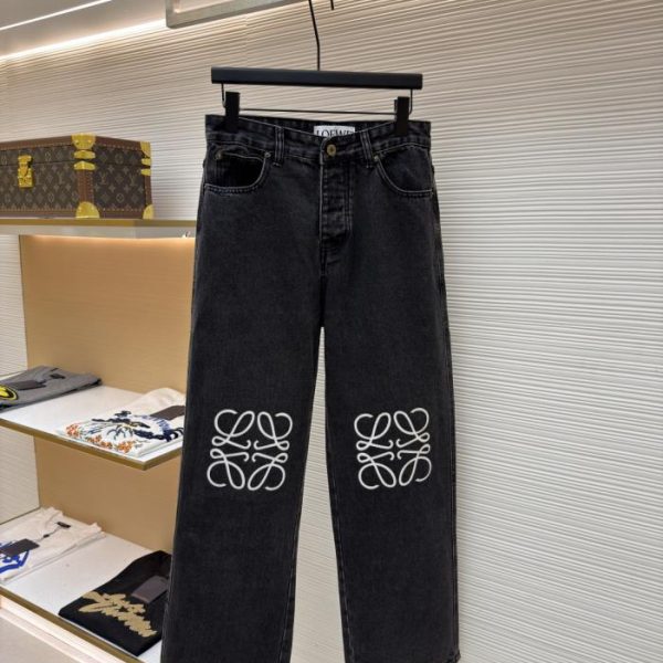 designer,replica,clothing,fake,1:1,lv,luxury,high quality Loewe Anagram Denim Jeans (U1U88)