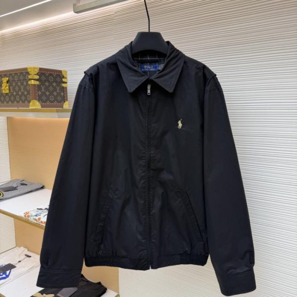 designer,replica,clothing,fake,1:1,lv,luxury,high quality Ralph Lauren Embroidered Zip-Up Jacket (V1E3C)