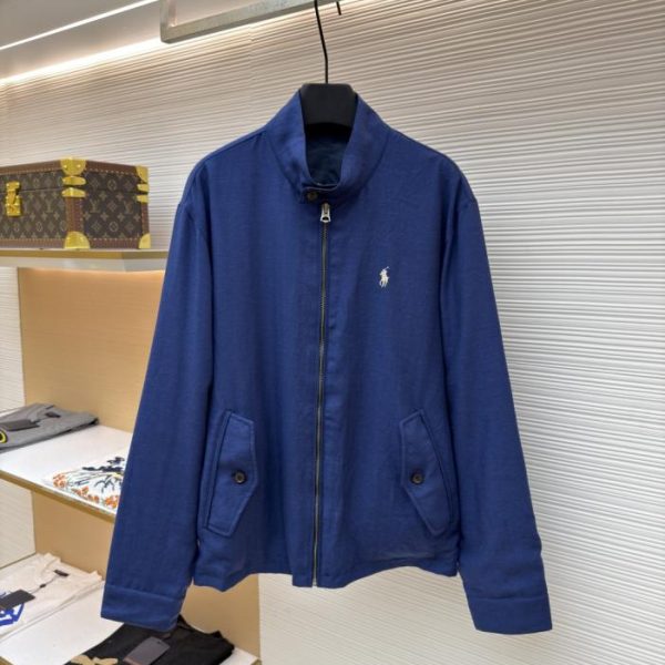 designer,replica,clothing,fake,1:1,lv,luxury,high quality Ralph Lauren logo embroidered reversible jacket (8WYNQ)