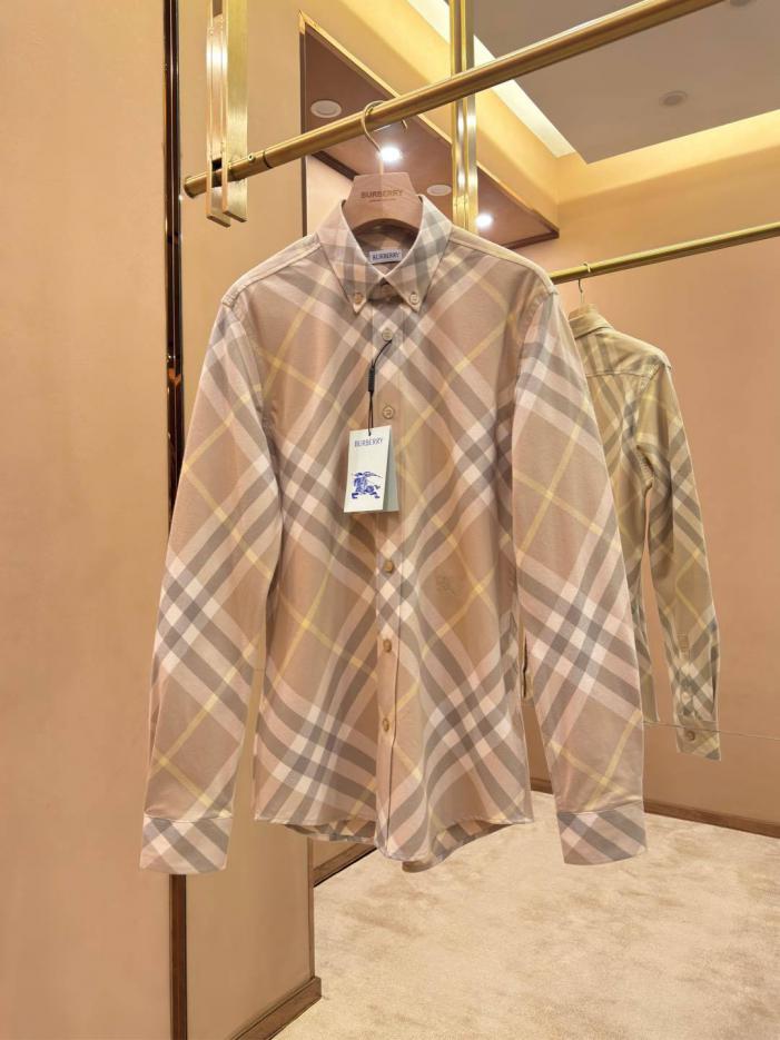 designer,replica,clothing,fake,1:1,lv,luxury,high quality Burberry Vintage Small Check Cotton Shirt (58TIG)
