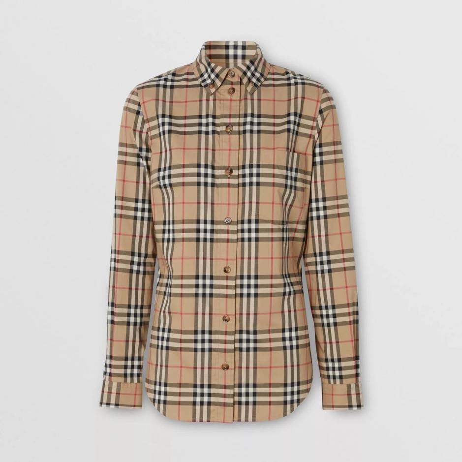 designer,replica,clothing,fake,1:1,lv,luxury,high quality Burberry men’s long-sleeved shirt with ribbon, vintage check and striped pattern (VTNHJ)