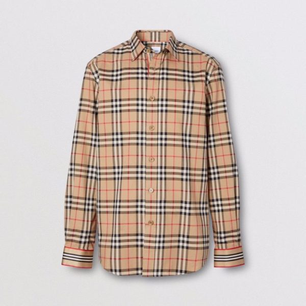 designer,replica,clothing,fake,1:1,lv,luxury,high quality Burberry Blue Vintage Twill Flannel Cotton Long-Sleeve Shirt (Q5IMC)