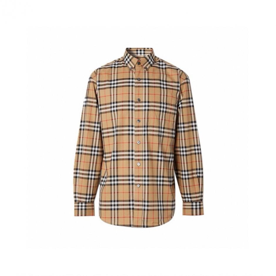 designer,replica,clothing,fake,1:1,lv,luxury,high quality Burberry Men’s Twill Long-Sleeve Shirt, Vintage Twill Check Cotton Long-Sleeve Shirt (48D3V)