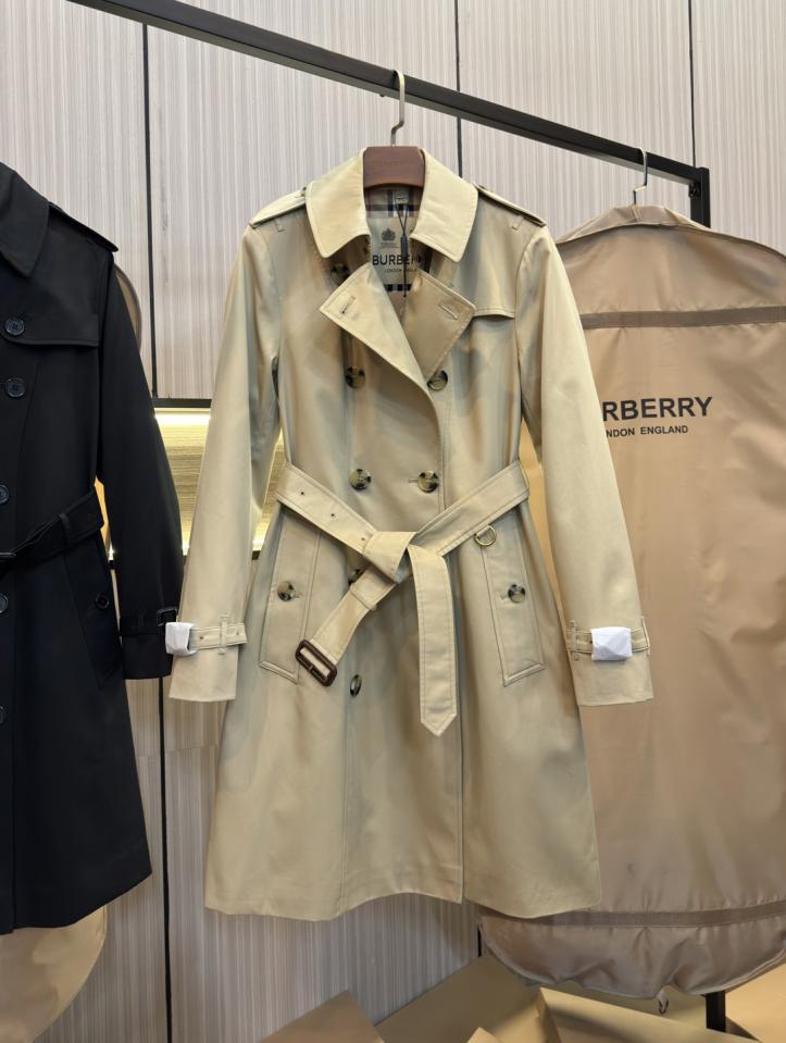 designer,replica,clothing,fake,1:1,lv,luxury,high quality BURBERRY New Chelsea Fit – Heritage Trench Women’s Mid-Length Trench Coat in Honey (RBQAB)