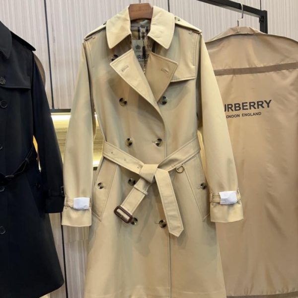 designer,replica,clothing,fake,1:1,lv,luxury,high quality BURBERRY New Kensington Fit – Heritage Trench Women’s Regular Style Trench Coat, Honey Color (1OCF0)