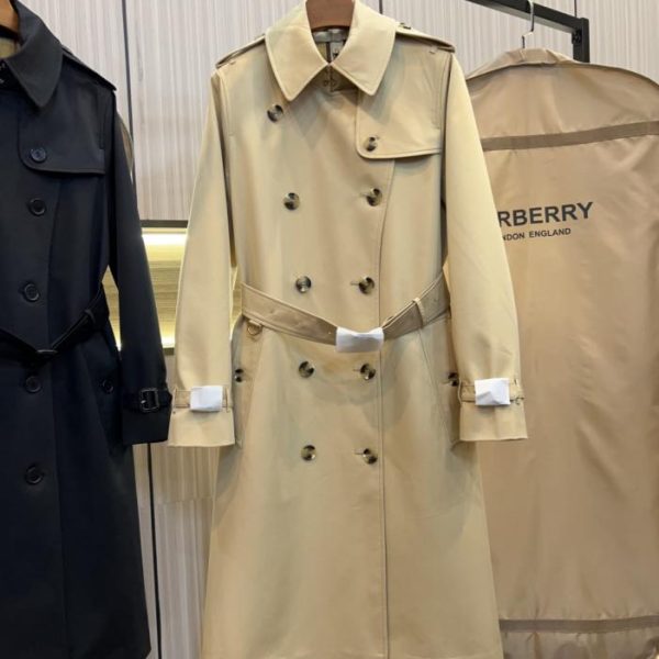 designer,replica,clothing,fake,1:1,lv,luxury,high quality BURBERRY New Kensington Fit – Heritage Trench Women’s Long Trench Coat in Honey Color (CIGHE)