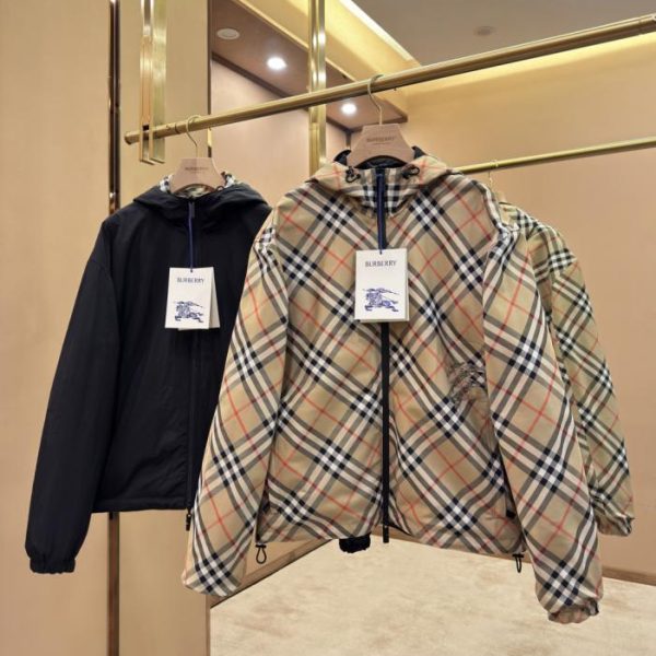 designer,replica,clothing,fake,1:1,lv,luxury,high quality Burberry Reversible Check Men’s Jacket (N043X)