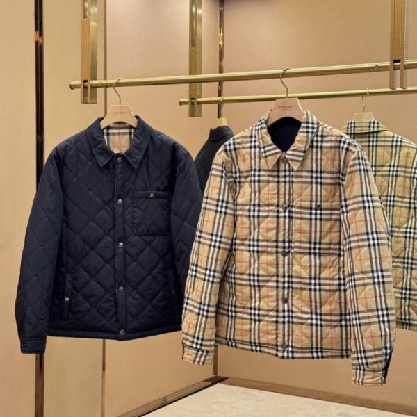 designer,replica,clothing,fake,1:1,lv,luxury,high quality Burberry Reversible Quilted Nylon Jacket Shirt Coat (FVT9D)