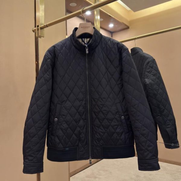 designer,replica,clothing,fake,1:1,lv,luxury,high quality Burberry quilted nylon jacket with stand-up collar (1MEQU)