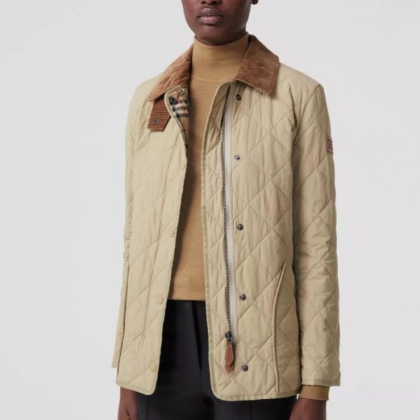 designer,replica,clothing,fake,1:1,lv,luxury,high quality Burberry Vintage Diamond Quilted Jacket (X7JTU)